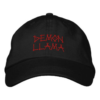 Brodée Demon Llama casquette