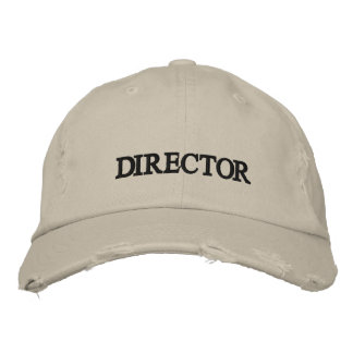 Brodée DIRECTEUR Brodé Distressed Chino Casquette Twill