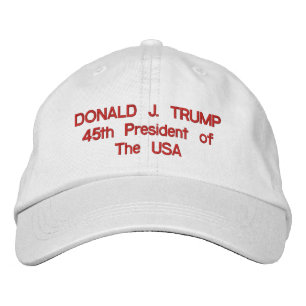Brodée Donald J. Trump 45e président du Casquette américa