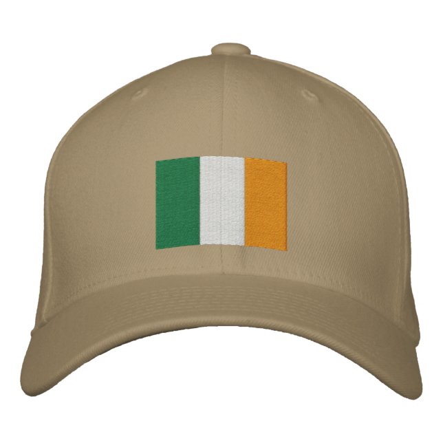 Brodée Drapeau irlandais Casquette brodé (Devant)