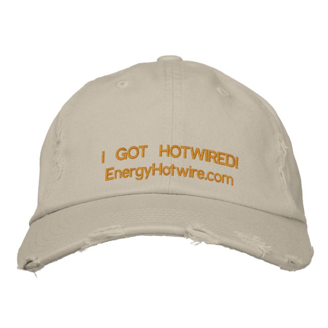 Brodée EHW en détresse Hotwid casquette (Devant)