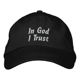 Brodée En Dieu, je fais confiance au Casquette