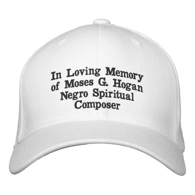 Brodée En mémoire aimante de Moïse G. Casquette Hogan (Devant)