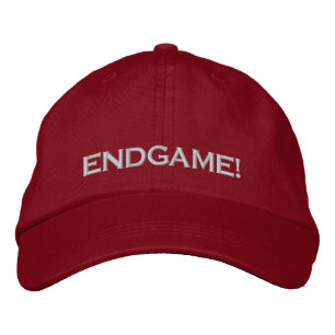 BRODÉE "ENDGAME !", CASQUETTE DE JEU PC