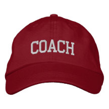 Entraîneur Casquette de baseball brodé / Casquette