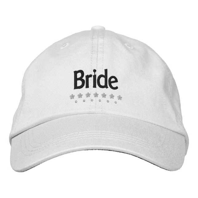 Brodée Épouse - Mariage casquette brodé (Devant)