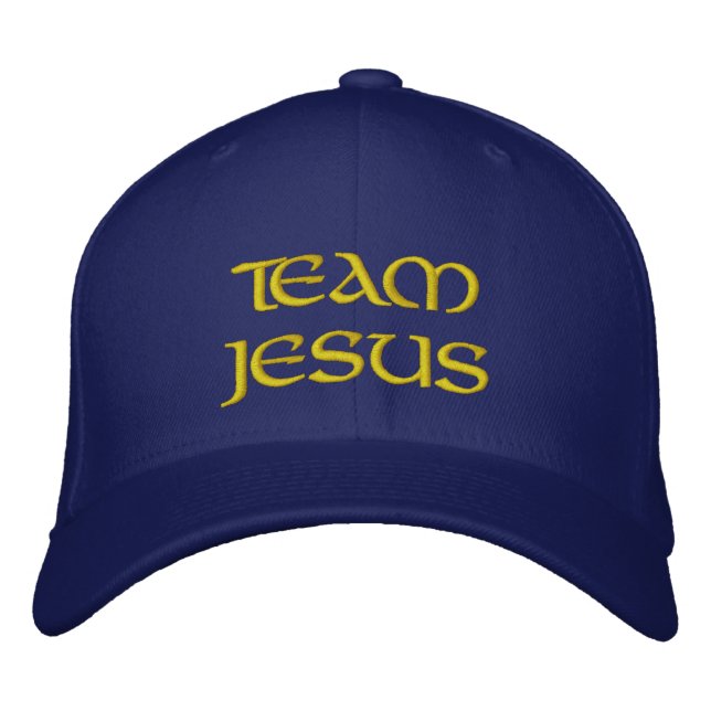 Brodée Équipe Jésus Casquette (Devant)