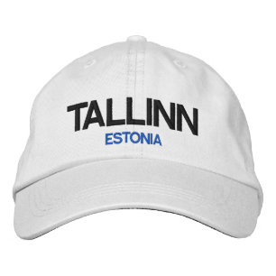 Brodée Estonie Tallinn Casquette ajustable personnalisé
