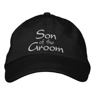 Brodée Fils du Casquette Mariage brodé de la chambre