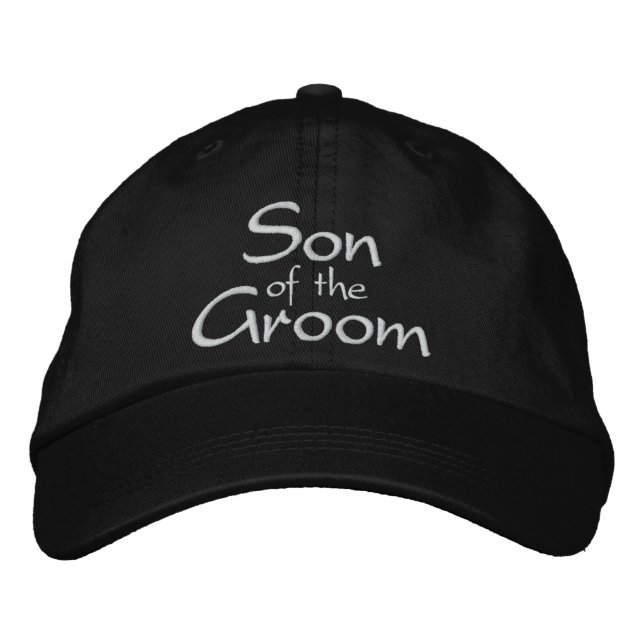 Brodée Fils du Casquette Mariage brodé de la chambre (Devant)