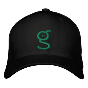 Brodée Flex Fit Casquette avec logo brodé vert