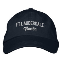 Fort Lauderdale Floride Casquette de baseball brod