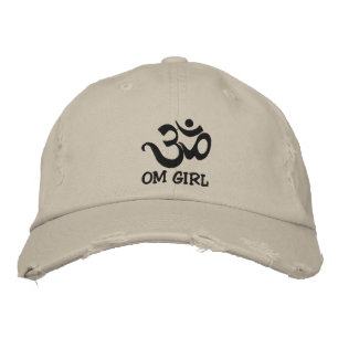 Brodée Funny Yoga Om Girl Brodé Casquette