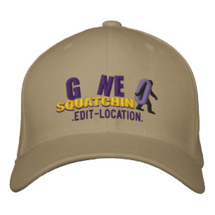 Brodée GONE SQUATCHIN Personnalisez-le ! Casquette d'empl