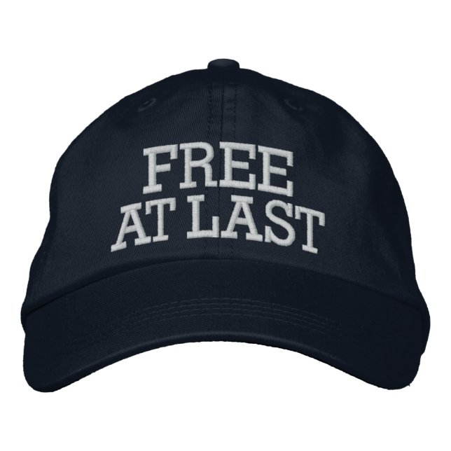 Brodée Gratuit à Dernier ! Casquette par SRF (Devant)