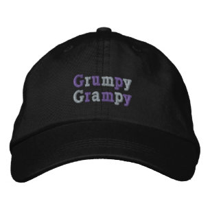 Brodée Grumpy Grampy Casquette de baseball brodé