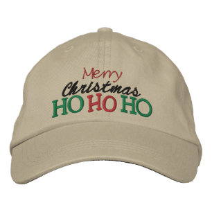 Brodée HOHOHO Joyeux Casquette de Noël par SRF