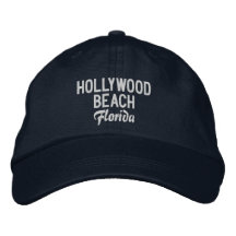 Hollywood Beach Floride Casquette de baseball brod