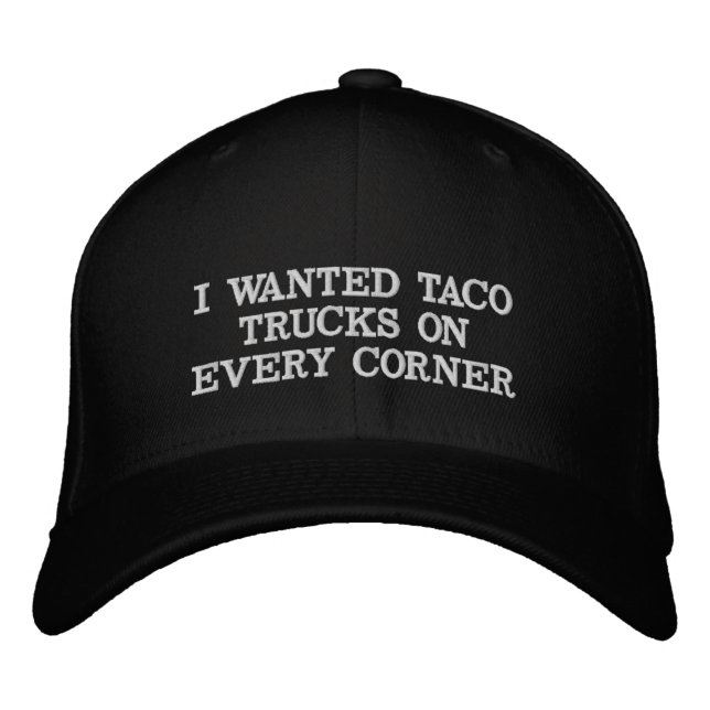 BRODÉE I CAMIONS RECHERCHÉS DE TACO SUR CHAQUE CASQUETTE (Devant)