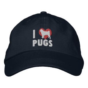 Brodée I Love Carlins brodé Casquette (foncé)
