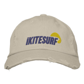 Brodée iK Tan Casquette en détresse