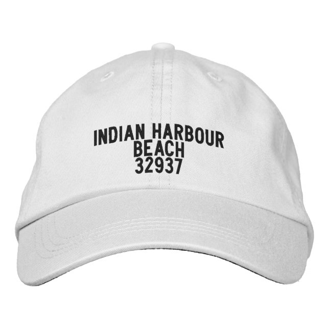 Brodée Indian Harbour Beach Floride Casquette (Devant)