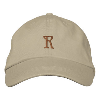 Brodée INITIAL "R" Designer Casquette