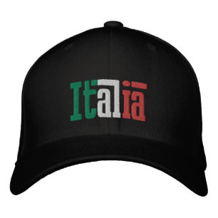 Brodée Italia Italia Italienne Casquette amoureux Italie 