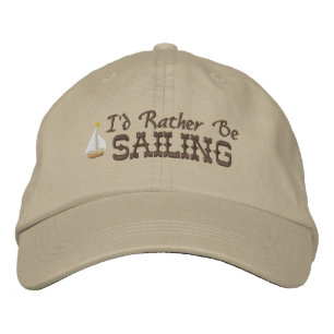 Brodée Je préfère naviguer Casquette brodé