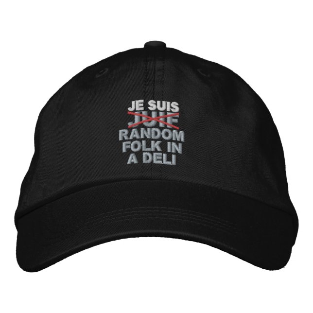 Brodée Je Suis Casquette (Devant)