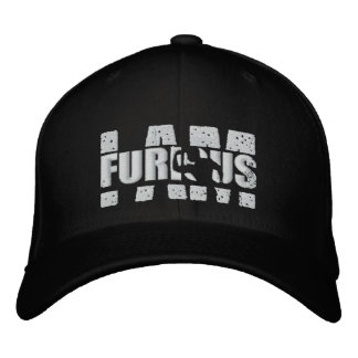 Brodée JE SUIS FURIEUX Logo Blanc Laine Casquette Stretch