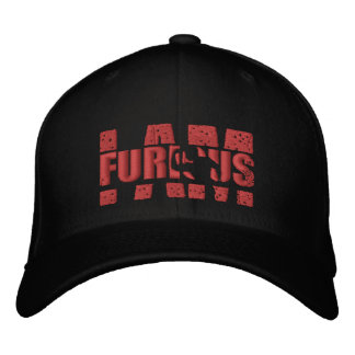 Brodée JE SUIS FURIEUX Red Logo Laine Étirement Casquette