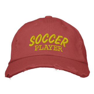 Brodée Joueurs de soccer Casquette brodé personnalisé