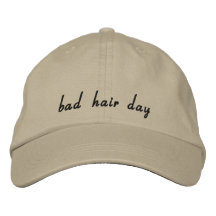 Journée des cheveux noirs - casquette de baseball 