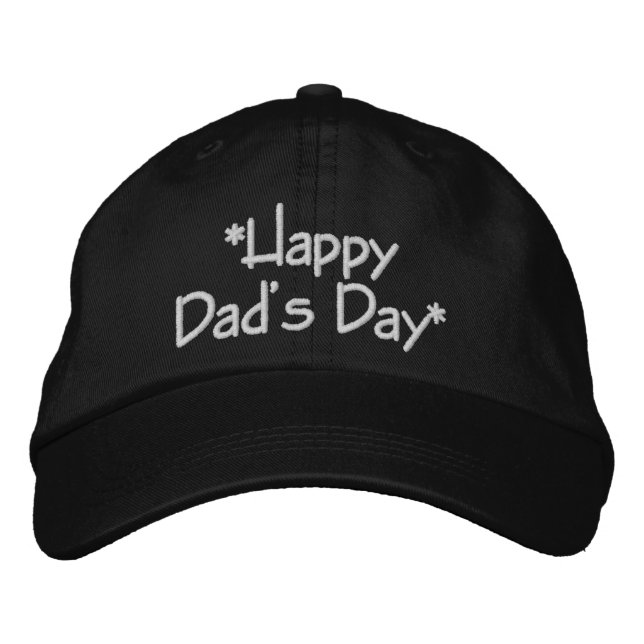 Brodée Joyeux Casquette de la fête du papa (Devant)
