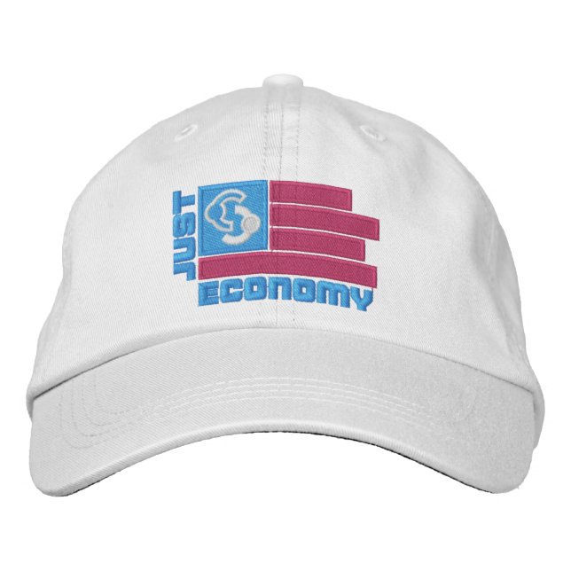 Brodée Juste Casquette de baseball économique (Devant)