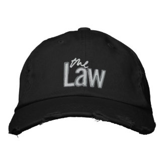 Brodée La Loi - Casquette brodé - Noir