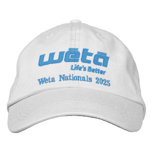 Brodée La vie est meilleure avec un Casquette Weta