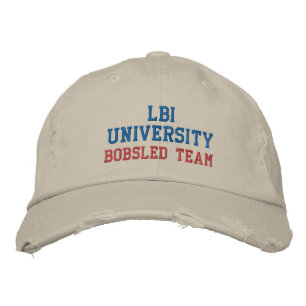 BRODÉE LBI UNIVERSITY MARDEMARKÉ CASQUETTE EMBROIDÉE