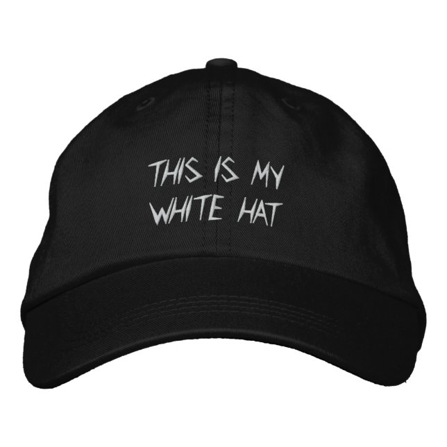 Brodée Le Casquette blanc de Tony (Devant)