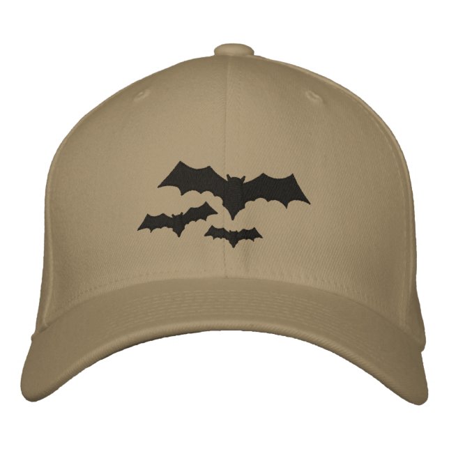 BRODÉE LE CASQUETTE DE BATS HOMME EMBROIDÉE (Devant)