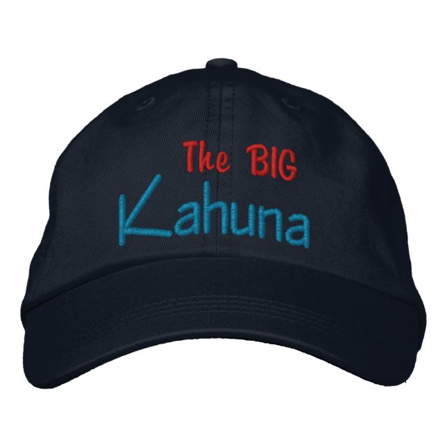 Brodée Le grand Casquette brodé Kahuna (Devant)