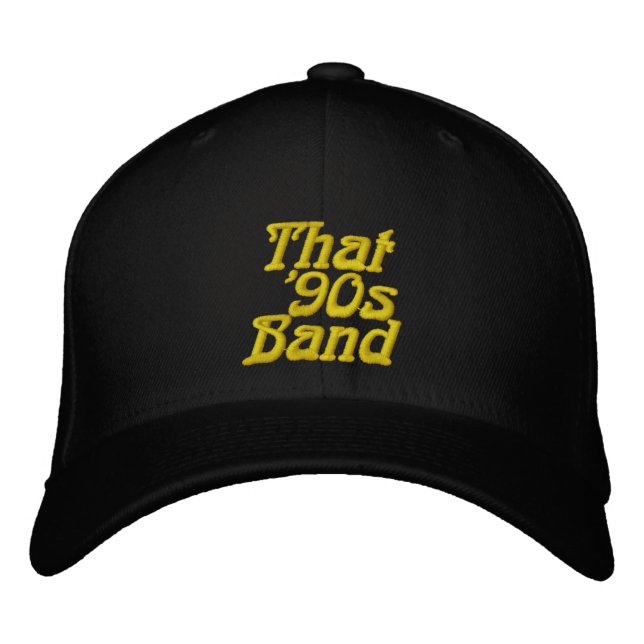 Brodée Le logo de la bande des années 90 Casquette de bas (Devant)