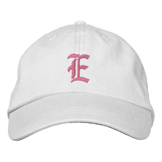 Brodée Lettre E Monogramme Casquette brodé