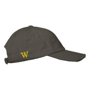 Brodée lettre w casquette, lettre w casquette à vendre