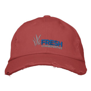 Brodée Logo conservateur frais Casquette en détresse
