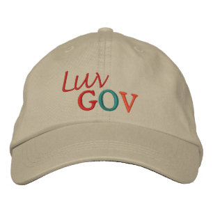 Brodée LUV GOV Casquette par SRF