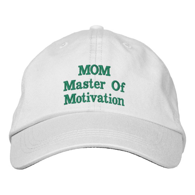 Brodée Maître de Motivation, Casquette pour maman (Devant)