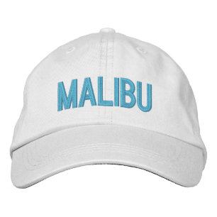 Brodée Malibu California Casquette ajustable personnalisé
