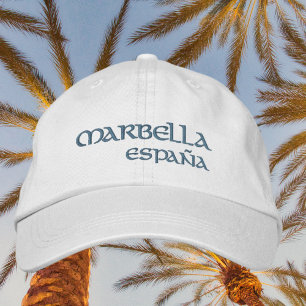 Brodée Marbella España Espagne Plage Casquette brodé